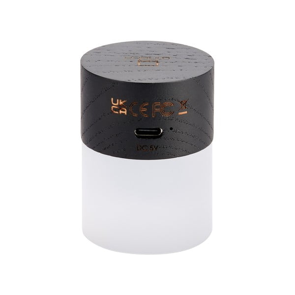Decorazione luminosa nera con ricarica USB ø 4,5 cm Lemelia – Gingko-image-4