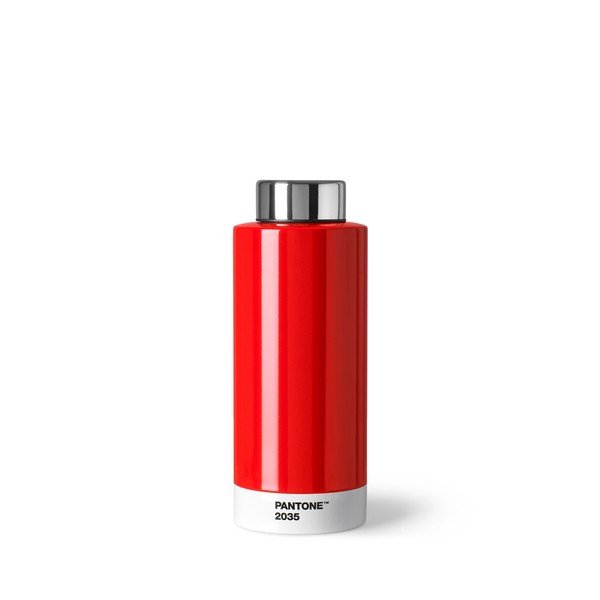 Bottiglia in acciaio inox rosso, 630 ml - Pantone