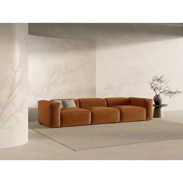 Divano color mattone 364 cm Bergamo – Cosmopolitan Design-image-1