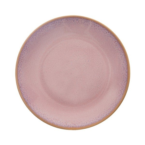 Piatto da dolce rosa in ceramica ø 20,5 cm Glaze – Orion