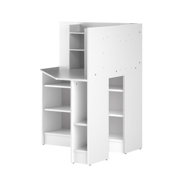Banco da lavoro ad angolo Archi bianco - TemaHome-image-1