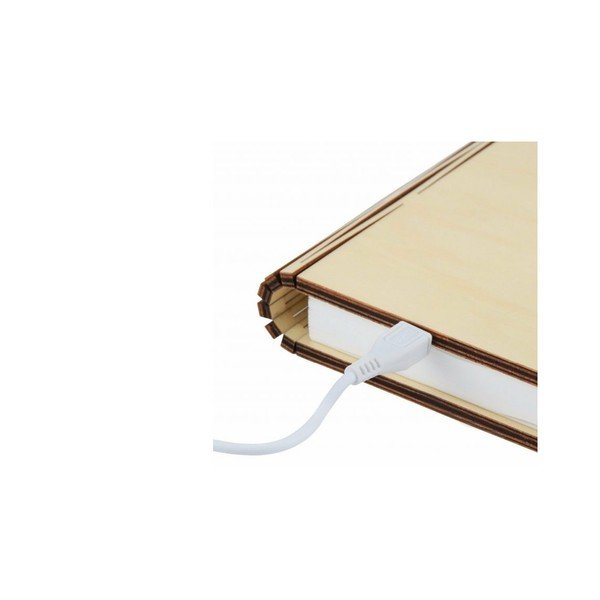 Decorazione luminosa di colore naturale con ricarica USB Booklight – Gingko-image-4
