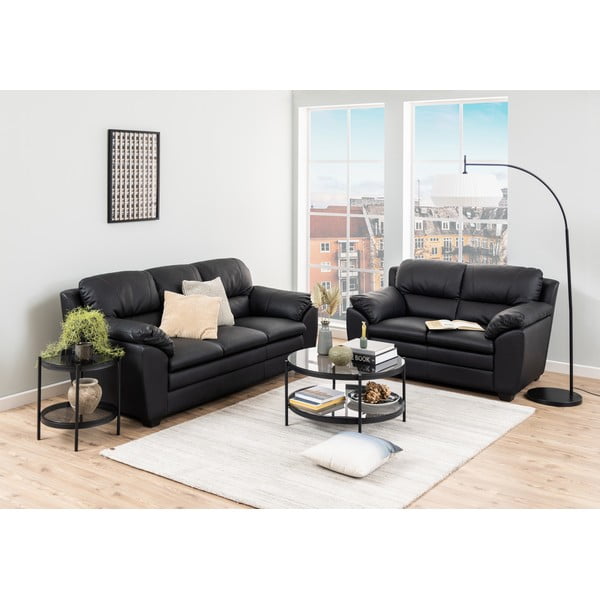 Tavolino rotondo con piano in vetro ø 79 cm Bayonne - Actona-image-2