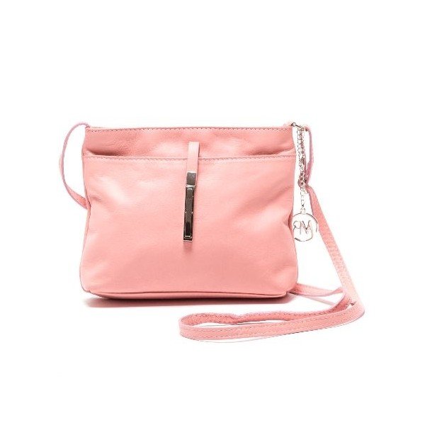 Kožená kabelka Roberta M 241s Rosa