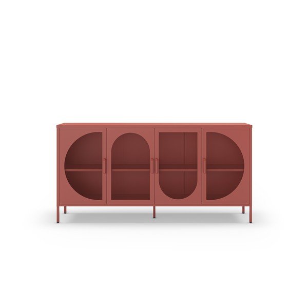 Cassettiera color mattone 160x90 cm Tayra - Marckeric