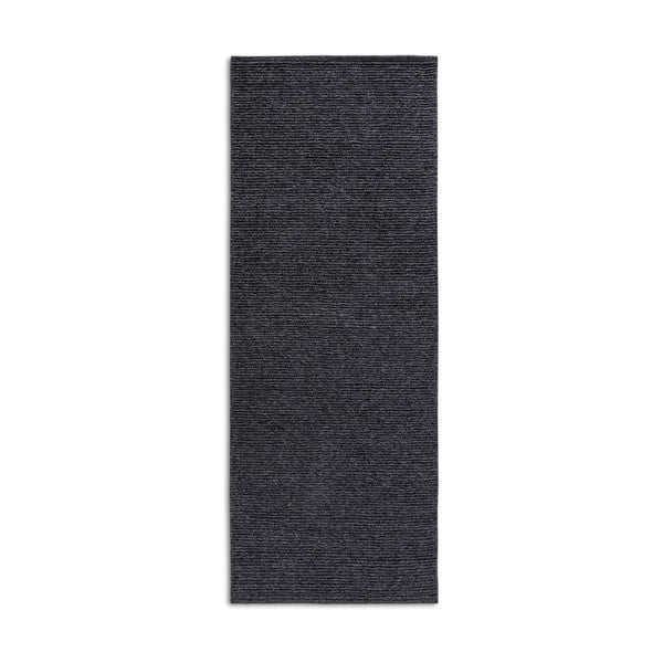 Passatoia grigio scuro in lana tessuta a mano 80x200 cm Francois - Villeroy&Boch