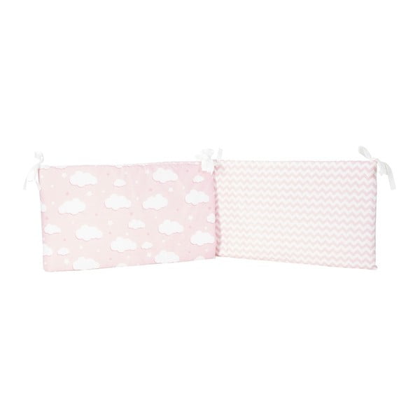 Biancheria da letto per neonati in cotone rosa con lenzuolo per letto singolo Mike & Co. NEW YORK Carino, 90 x 120 cm - Mike & Co. NEW YORK-image-1