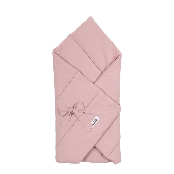 Fascia per neonati in cotone rosa 75x75 cm - Malomi Kids