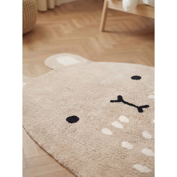 Tappeto per bambini beige in cotone lavabile/tessuto a mano 120x152 cm Snuggle Pucki – Hanse Home-image-2