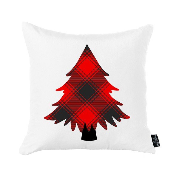 Federa di Natale bianca Mike & Co. NEW YORK Albero di Natale al miele, 45 x 45 cm - Mike & Co. NEW YORK