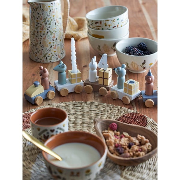 Bloomingville Treno B-Day Treno decorativo con candela di compleanno - Bloomingville Mini-image-2