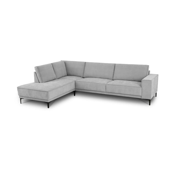 Divano angolare grigio (con penisola a sinistra/a L) Copenhagen – Scandic-image-4