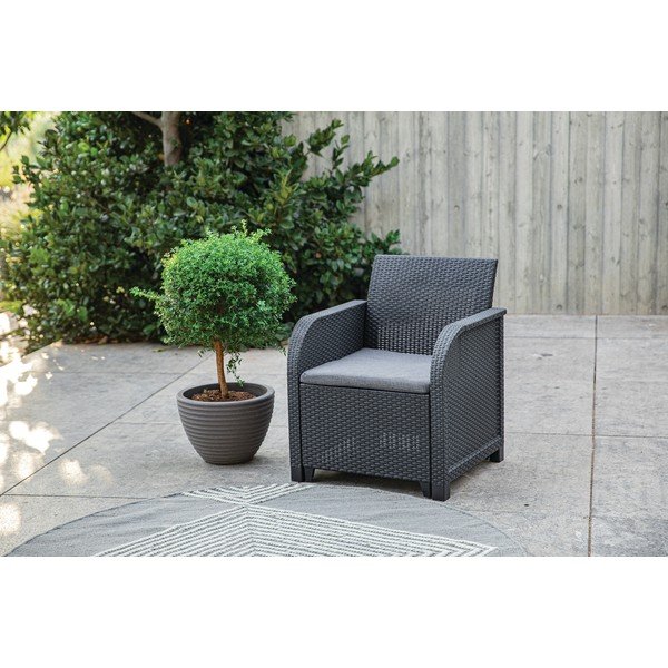 Set da giardino grigio Rosali - Keter-image-1