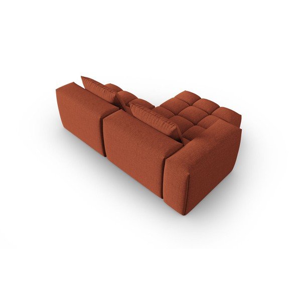 Divano angolare color terracotta (con penisola a sinistra/con chaise lounge) Verona – Cosmopolitan Design-image-4