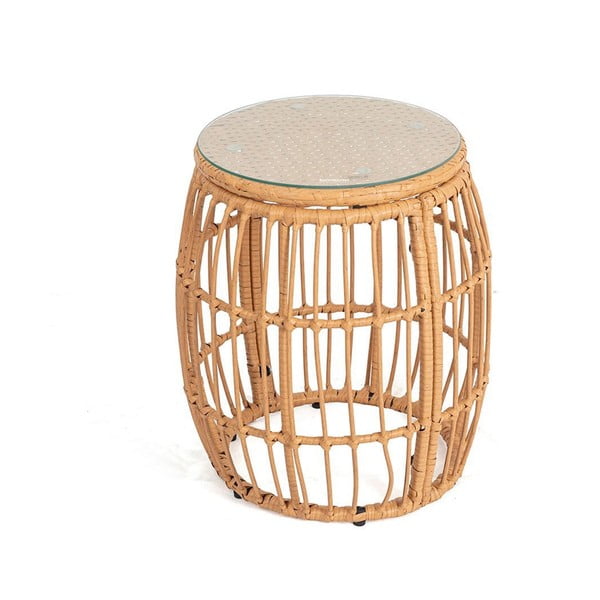 Tavolo da giardino rotondo in rattan artificiale ø 47 cm Vistdal - Bonami Essentials