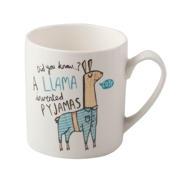 Pocelánový hrnek Creative Tops Llama Pyjamas, 300 ml