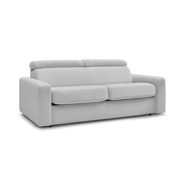 Divano in grigio chiaro allungabile 195 cm Monaco – Bobochic Paris-image-3