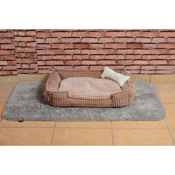 Letto in peluche beige Nest - Lydia&Co-image-1