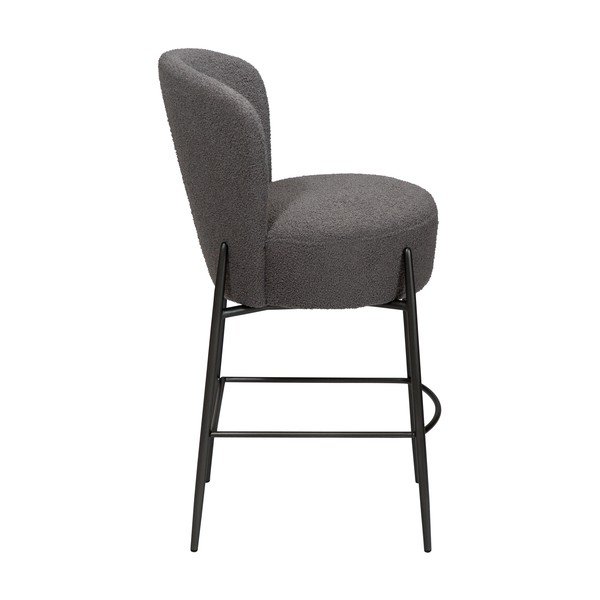 Sgabello da bar grigio (altezza della seduta 68 cm) Orbit – DAN-FORM Denmark-image-2