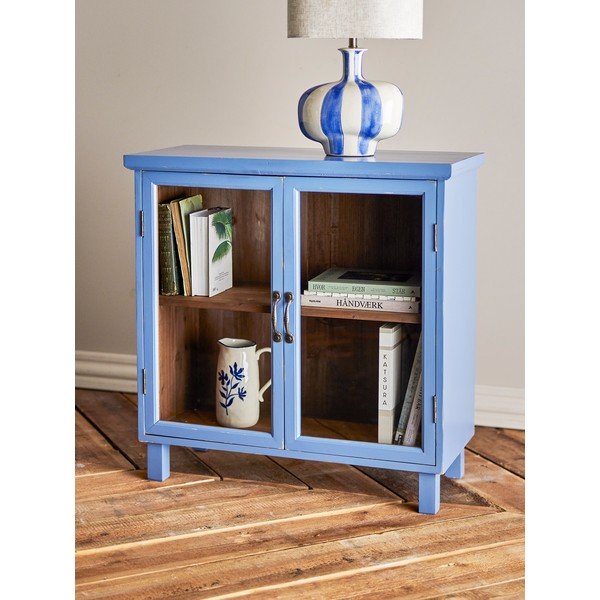 Vetrina blu 80x80x35 cm Hazem – Bloomingville-image-1