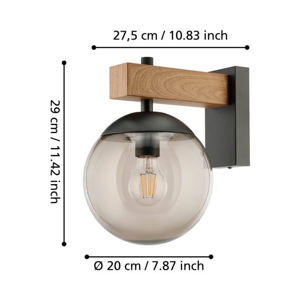 Illuminazione esterna LED da parete (altezza 29 cm) BUFALATA - EGLO-image-2