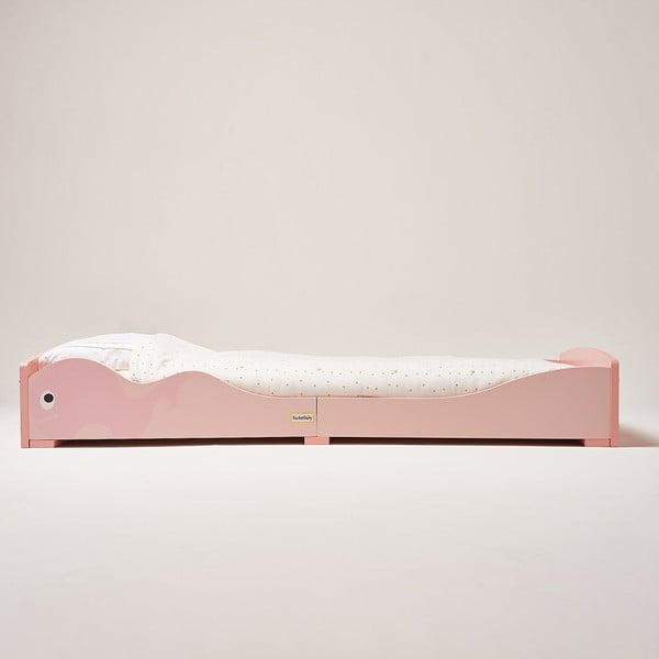 Letto rosa per bambini 70x140 cm Whale - Rocket Baby-image-4