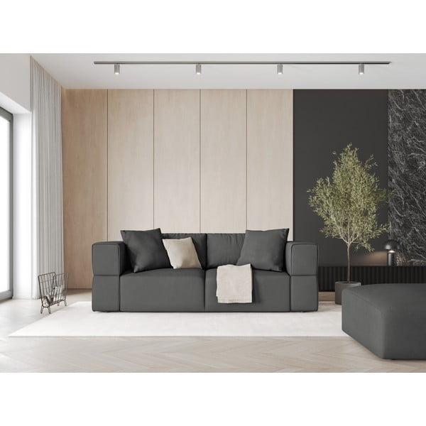 Sgabello grigio scuro Esther - Milo Casa-image-1