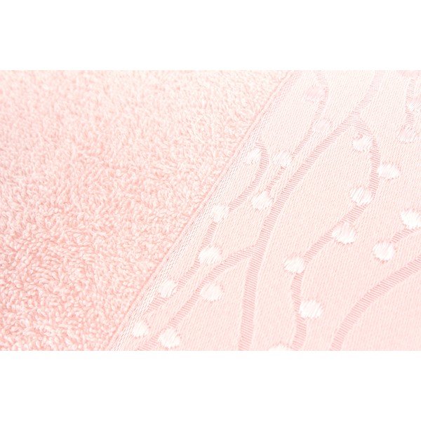 Set di 2 asciugamani rosa in puro cotone Tomuruk, 50 x 90 cm - Soft Kiss-image-1