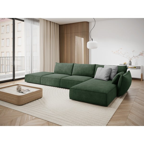 Divano angolare verde scuro (angolo destro) Vanda - Mazzini Sofas-image-1