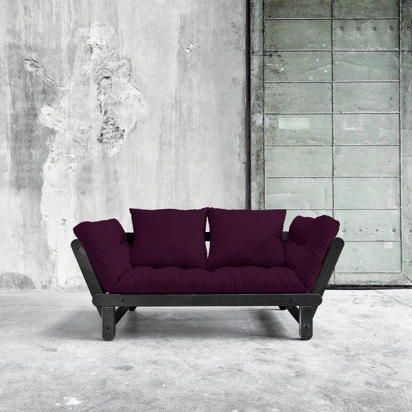 Variabilní pohovka Karup Beat Black/Purple Plum