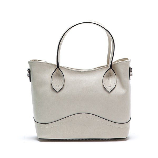 Kožená kabelka Anna Luchini 435 Beige
