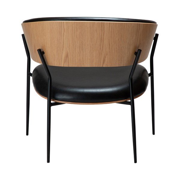 Poltrona nera in similpelle Crib - DAN-FORM Denmark-image-4