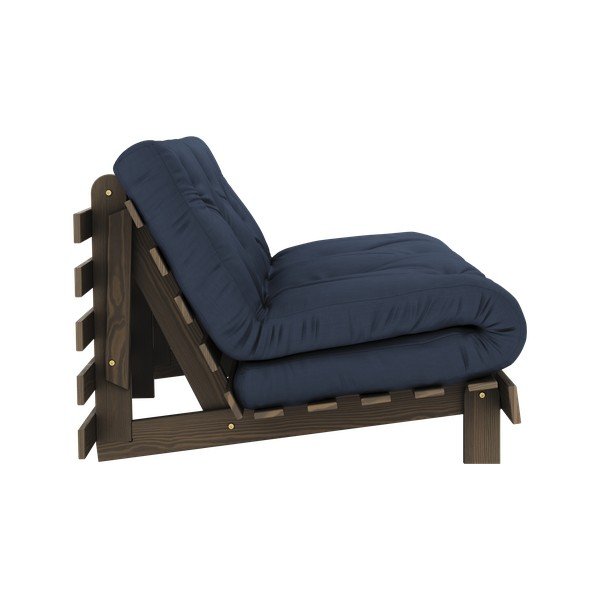 Divano letto blu scuro 160 cm Roots - Karup Design-image-4