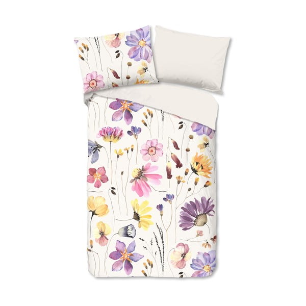 Biancheria da letto in cotone bianco per letto singolo 140x200 cm - Good Morning
