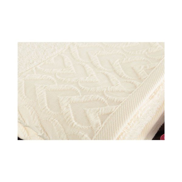 Set di 2 teli da bagno Kalp Ecro, 50x90 cm - Foutastic-image-1