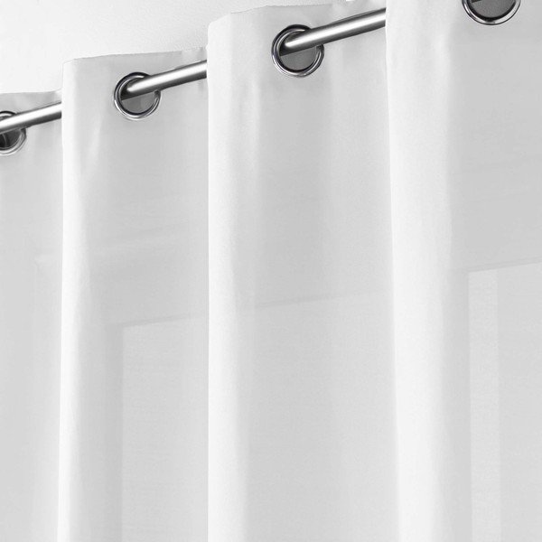 Tenda in microfibra bianca 140x280 cm Absolu - douceur d'intérieur-image-1