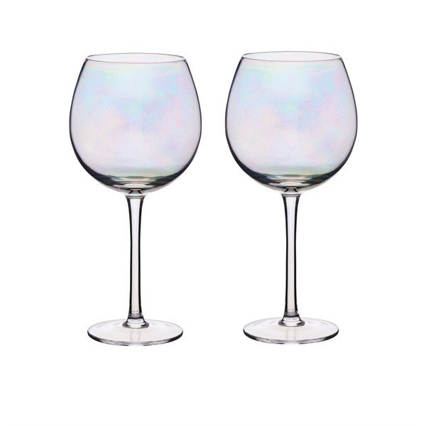 Sada 2 sklenic na víno s perleťovým efektem Kitchen Craft