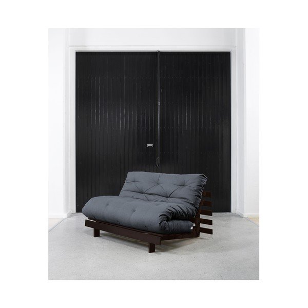 Rozkládací pohovka Karup Roots Wenge/Gray