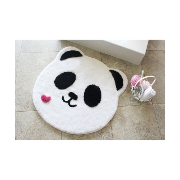 Tappeto da bagno a forma di panda, ⌀ 90 cm - Foutastic