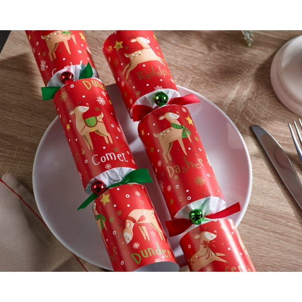 Set di cracker natalizi 6 pz Rudolph & Friends – Robin Reed-image-1