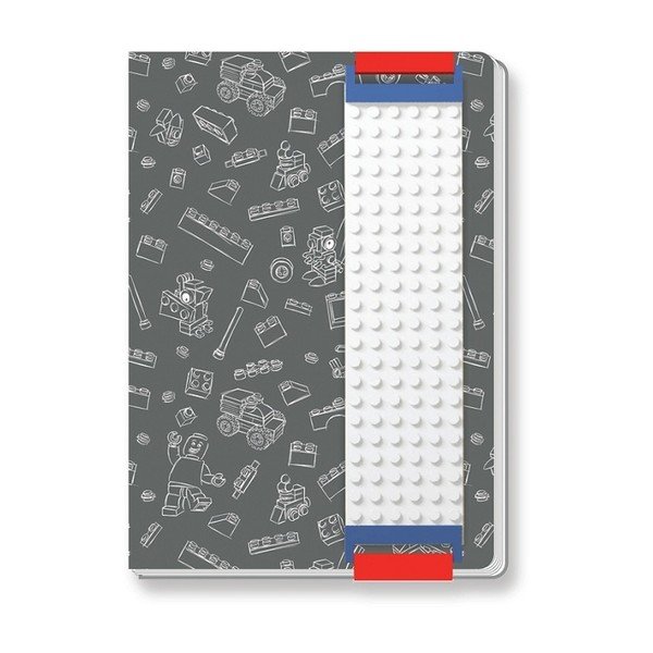 Šedý zápisník A5 LEGO®