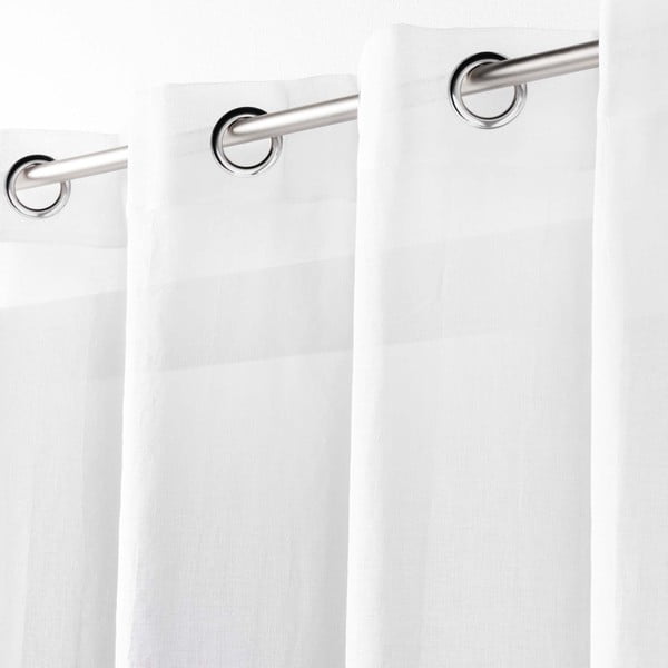 Tenda bianca 140x280 cm Telma - douceur d'intérieur-image-1