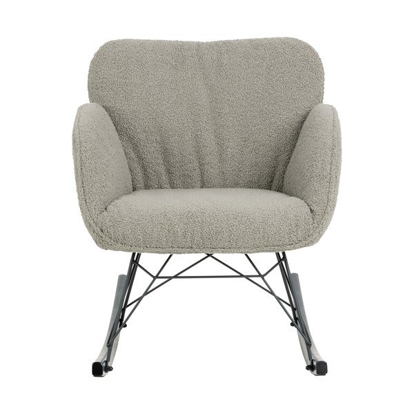 Sedia a dondolo grigia Kelsey - Actona-image-2