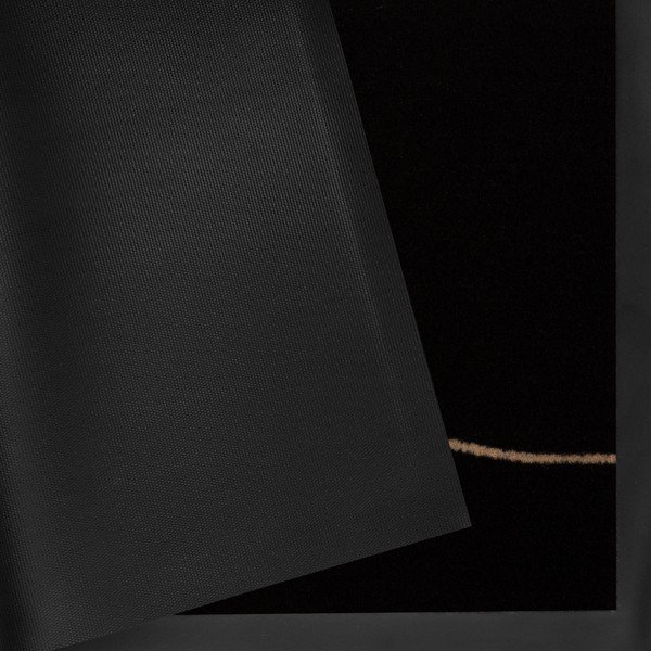 Tappeto di benvenuto nero, 45 x 75 cm - Hanse Home-image-1
