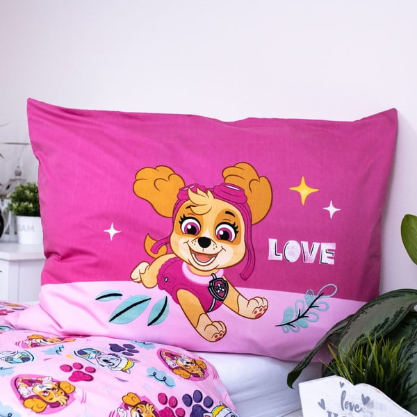 Biancheria da letto per bambini in microfibra per letto singolo 140x200 cm Paw Patrol  – Jerry Fabrics-image-3