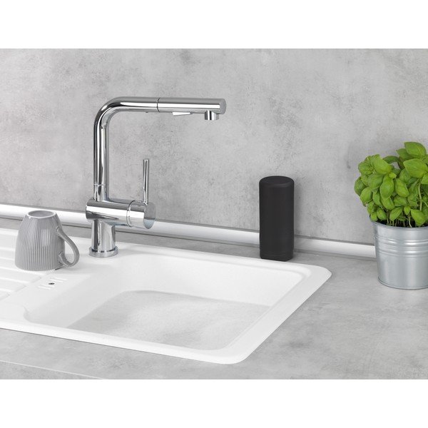 Distributore di sapone in silicone nero Easy Squeez-e - Wenko-image-3