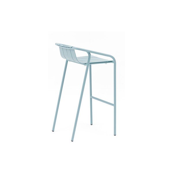 Set di 2 sgabelli da giardino in metallo blu Fleole - Ezeis-image-2