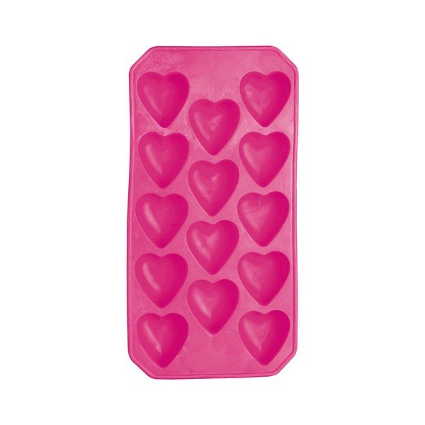 Růžová forma na led Kitchen Craft Ice Cube Tray