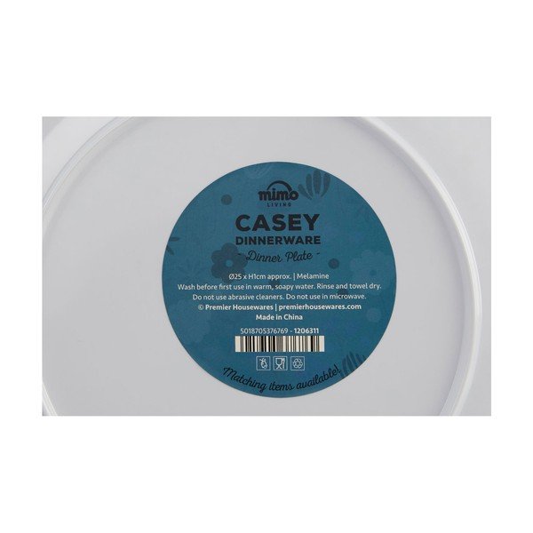 Piatto a fiori colorati Casey, ⌀ 25 cm - Premier Housewares-image-2