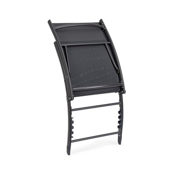 Sdraio da giardino color antracite in metallo regolabile/pieghevole Taylor – Bizzotto-image-4